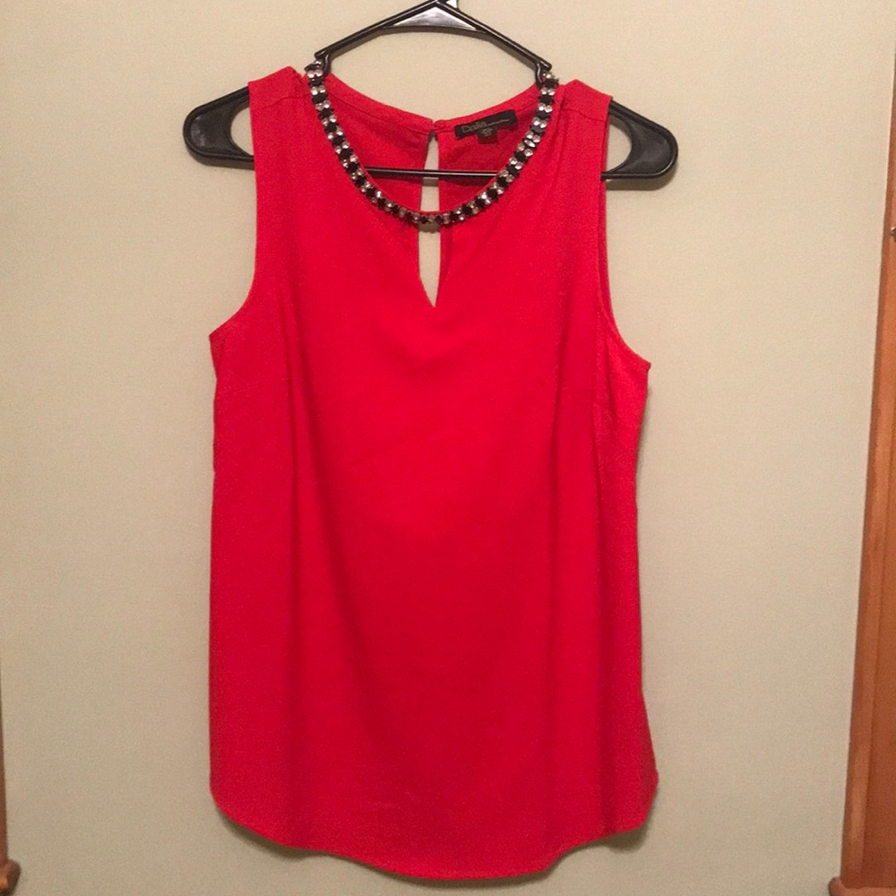 Red tank top/blouse. Only worn a few times.